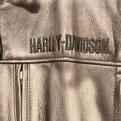 Heavy Harley Davidson Leather Jacket 