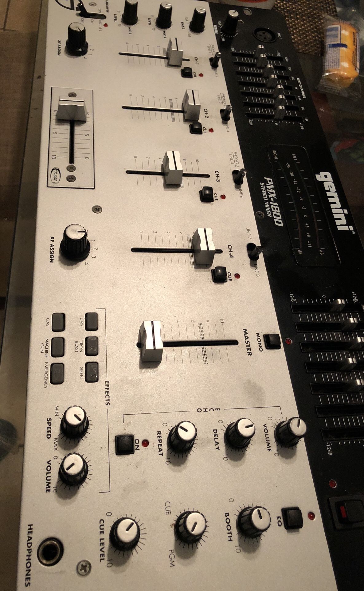 Gemini PMX 1800 STEREO MIXER