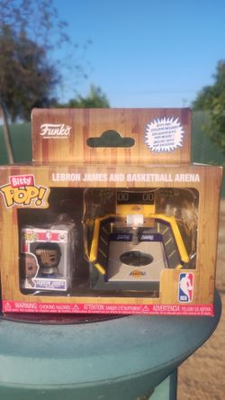 Lakers Lebron James Bitty Pop Crypto Arena NEW in Box