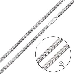 franco 22” (3.9mm) 925 sterling silver chain