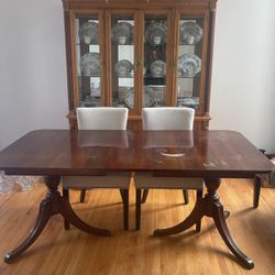 Antique Dining Table With Leaf - No Chairs 