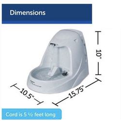 Drinkwell Platinum Pet Fountain + FREE filters $40 OBO 
