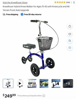 All Terrain KneeRover steerable knee scooter