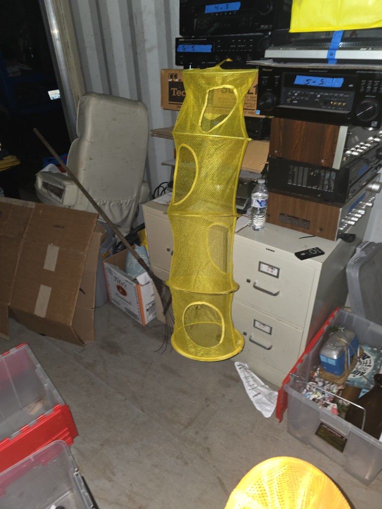 Yellow Hanging Stuffed Animal Holder