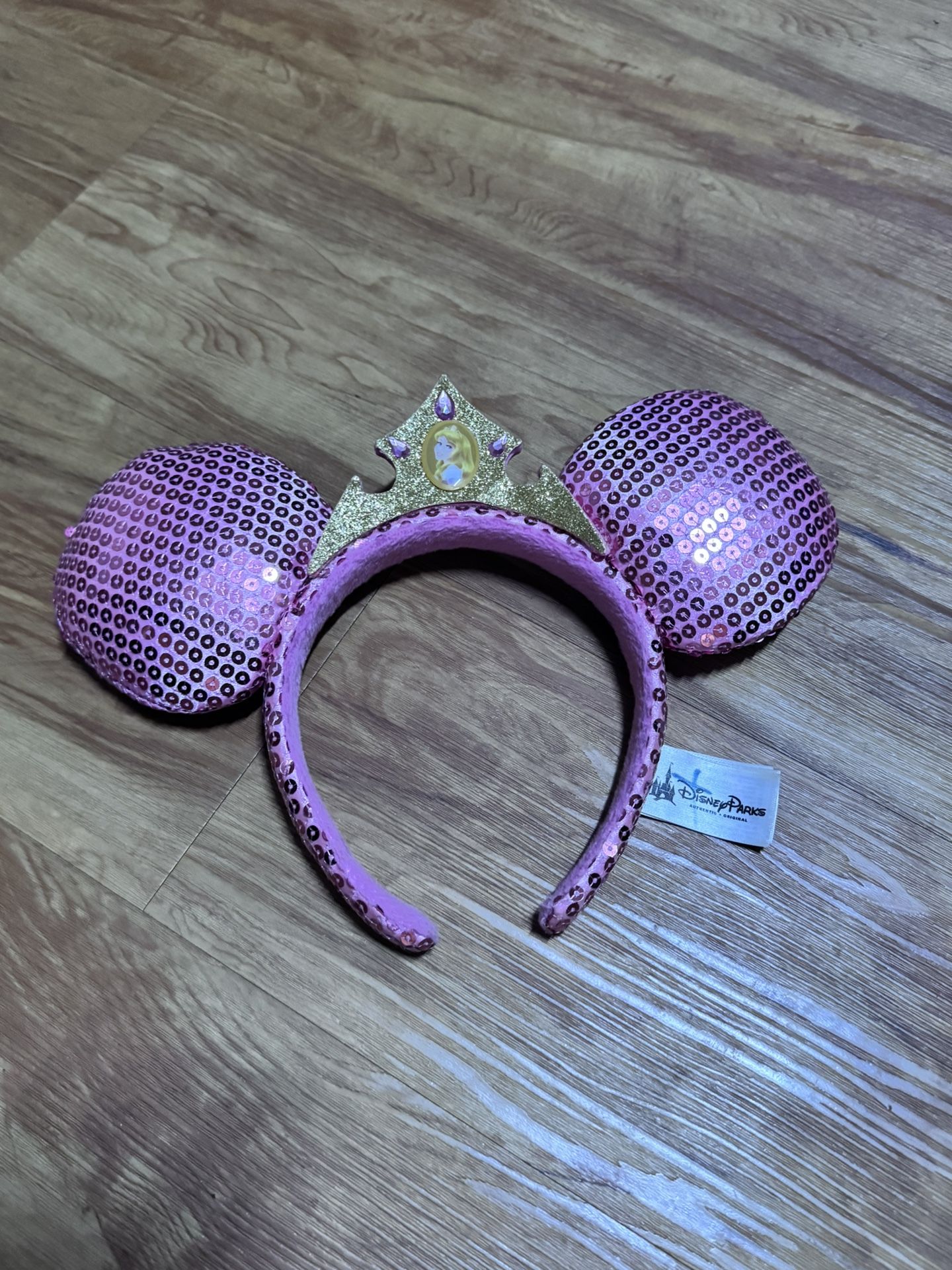 Disney Parks Sleeping Beauty Minnie Ears Princess Aurora Tiara Crown Headband Pi
