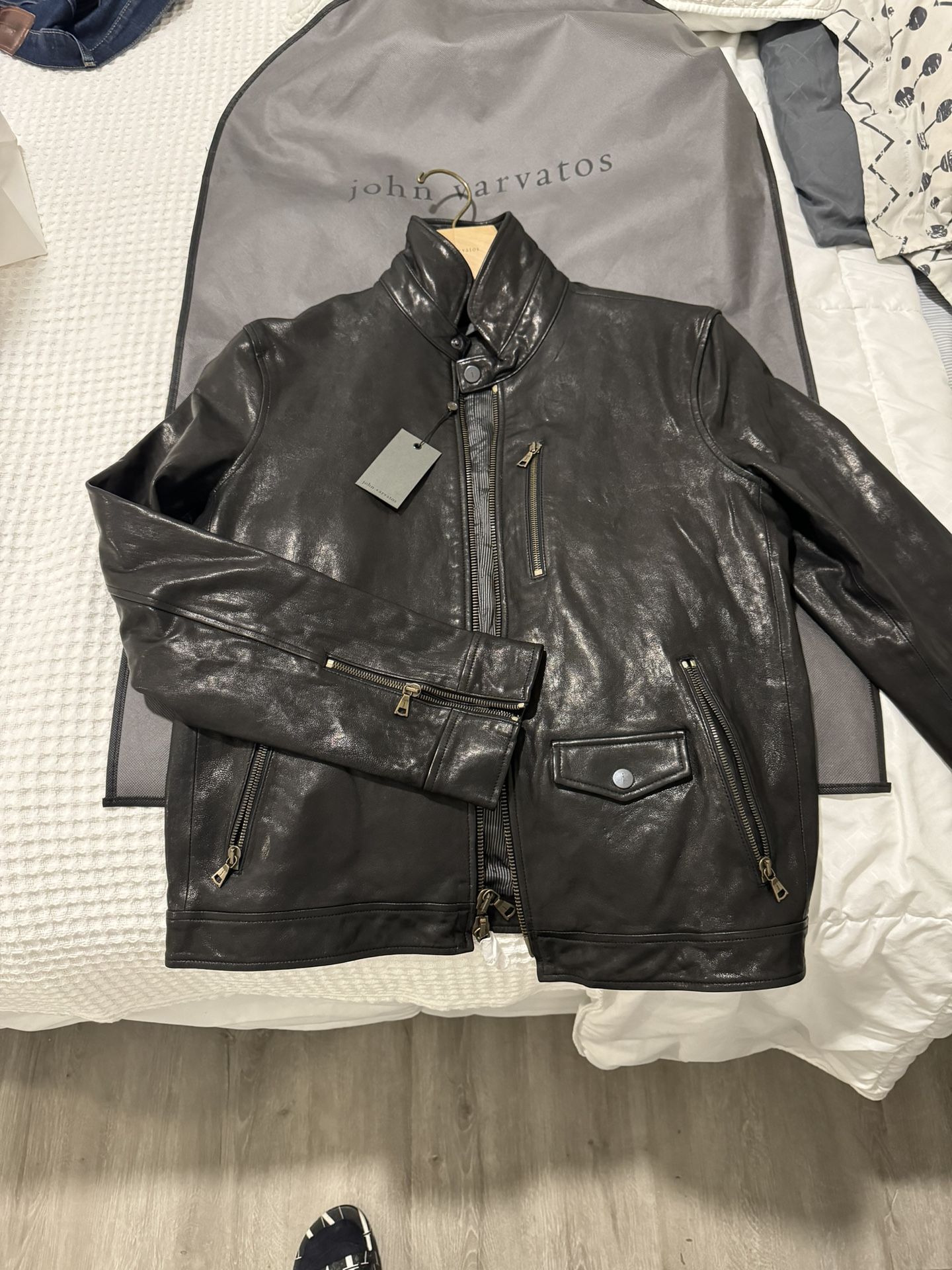 John Varvatos Leather Jacket