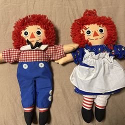 Vintage Raggedy Ann and Andy