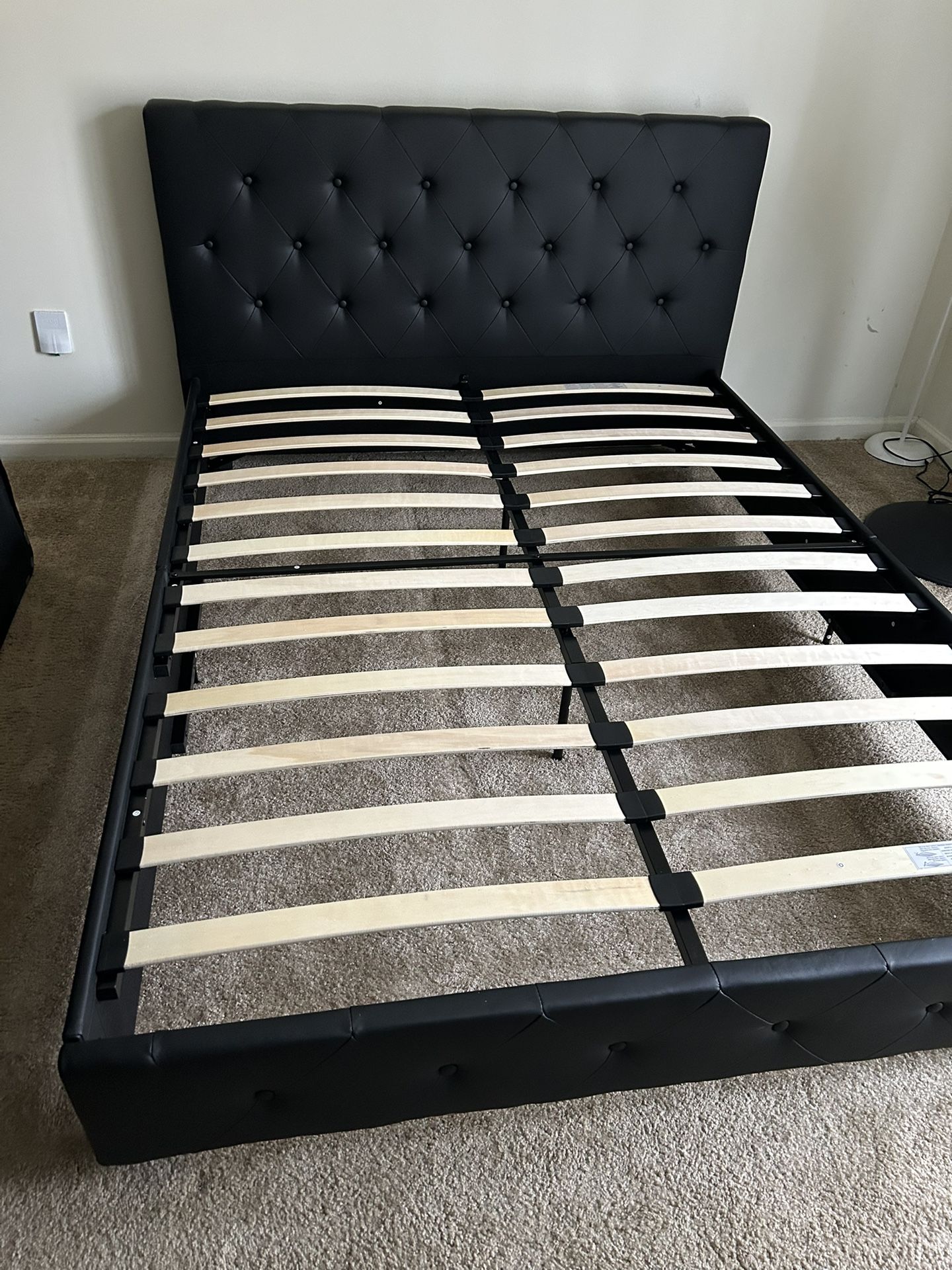 Mattress, bed frame, Couch, Love Seat and Ottoman 