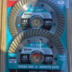 MAKITA 4-1/2" Diamond Blade with X-Lock