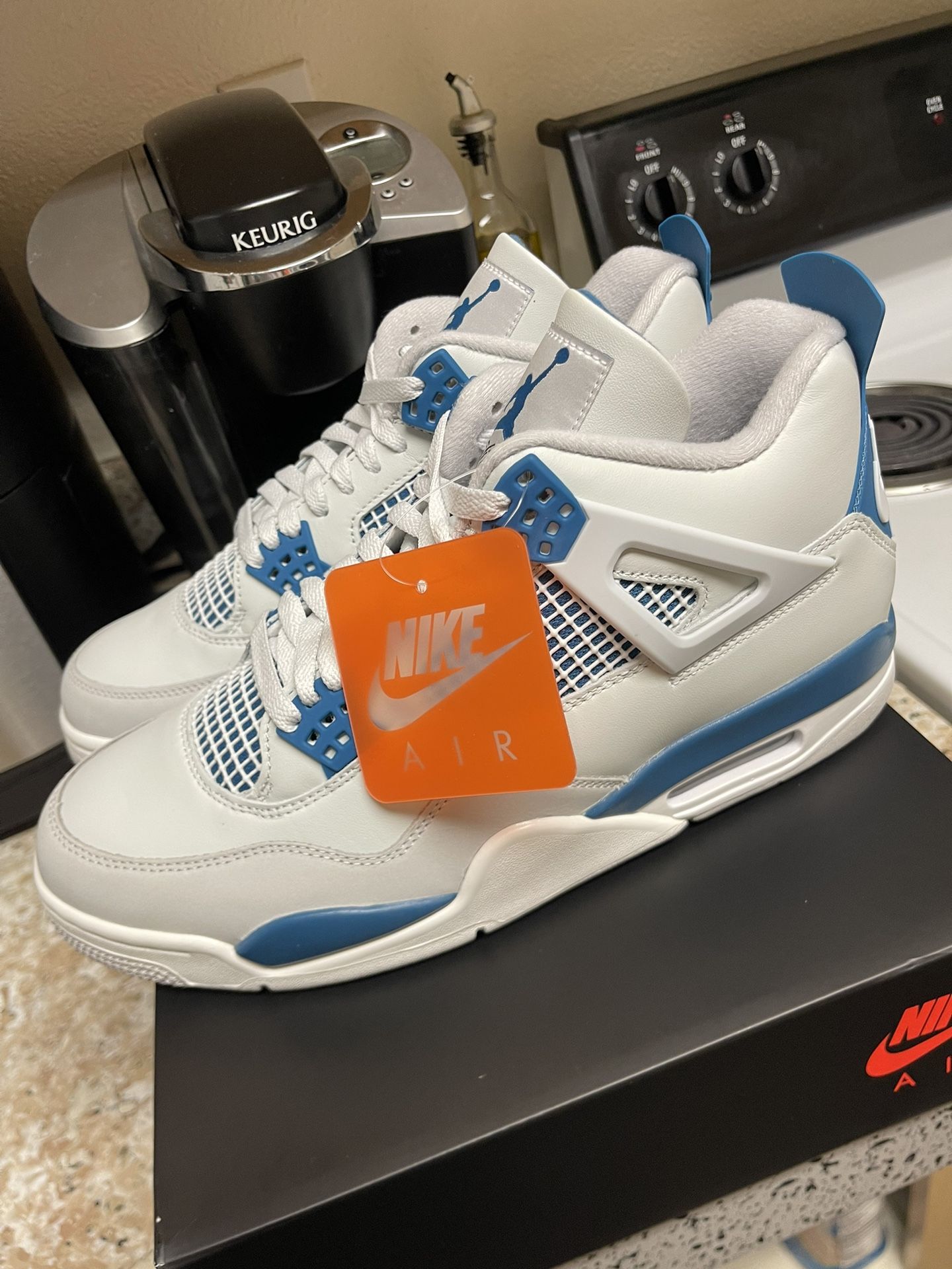 Jordan 4 Military Blue $275 