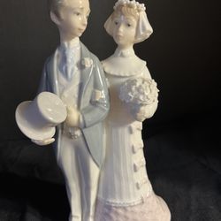 Lladro Bride And Groom- Couple Getting Married 