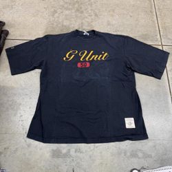vintage g unit 50 cent built to last black gangter shirt size xxl