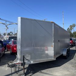 aluminum enclosed car hauler 