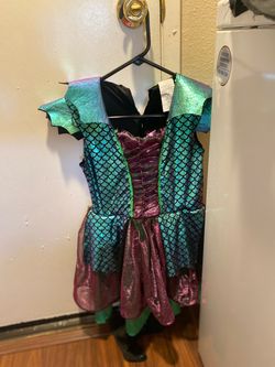 Girls Mermaid Halloween Costume Dress Size 3-5 years old