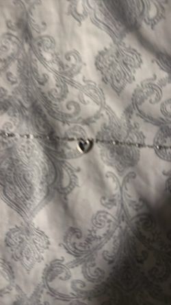 James Avery heart necklace with small beads length is 16 inches