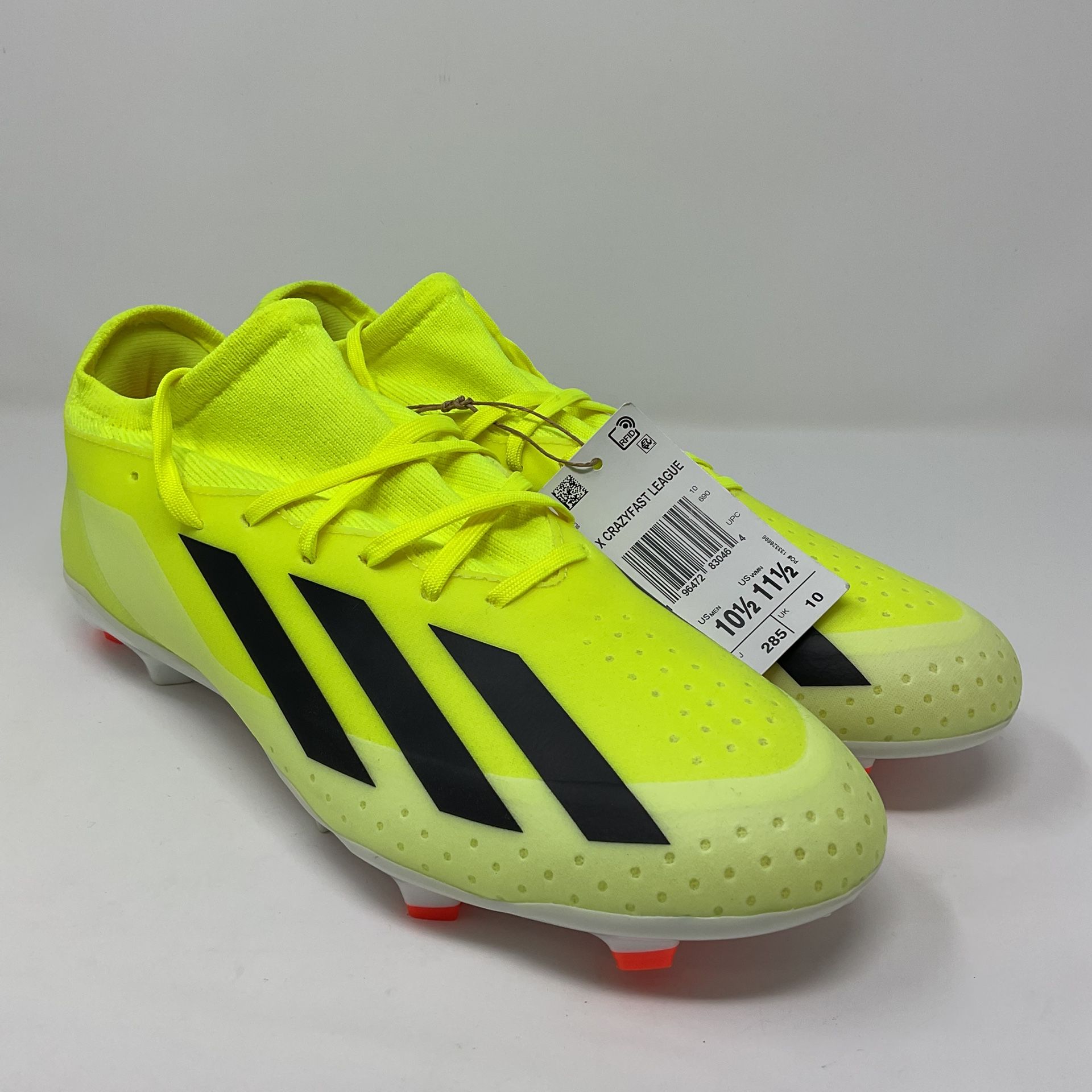 Adidas X Crazyfast League Soccer Cleats FG IG0605 Men size 10.5 Lightweight NEW Adidas X Crazyfast League Laceless FG - SoccerWorld  main image 2