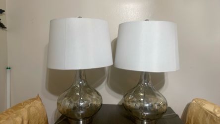 Set glass lamps