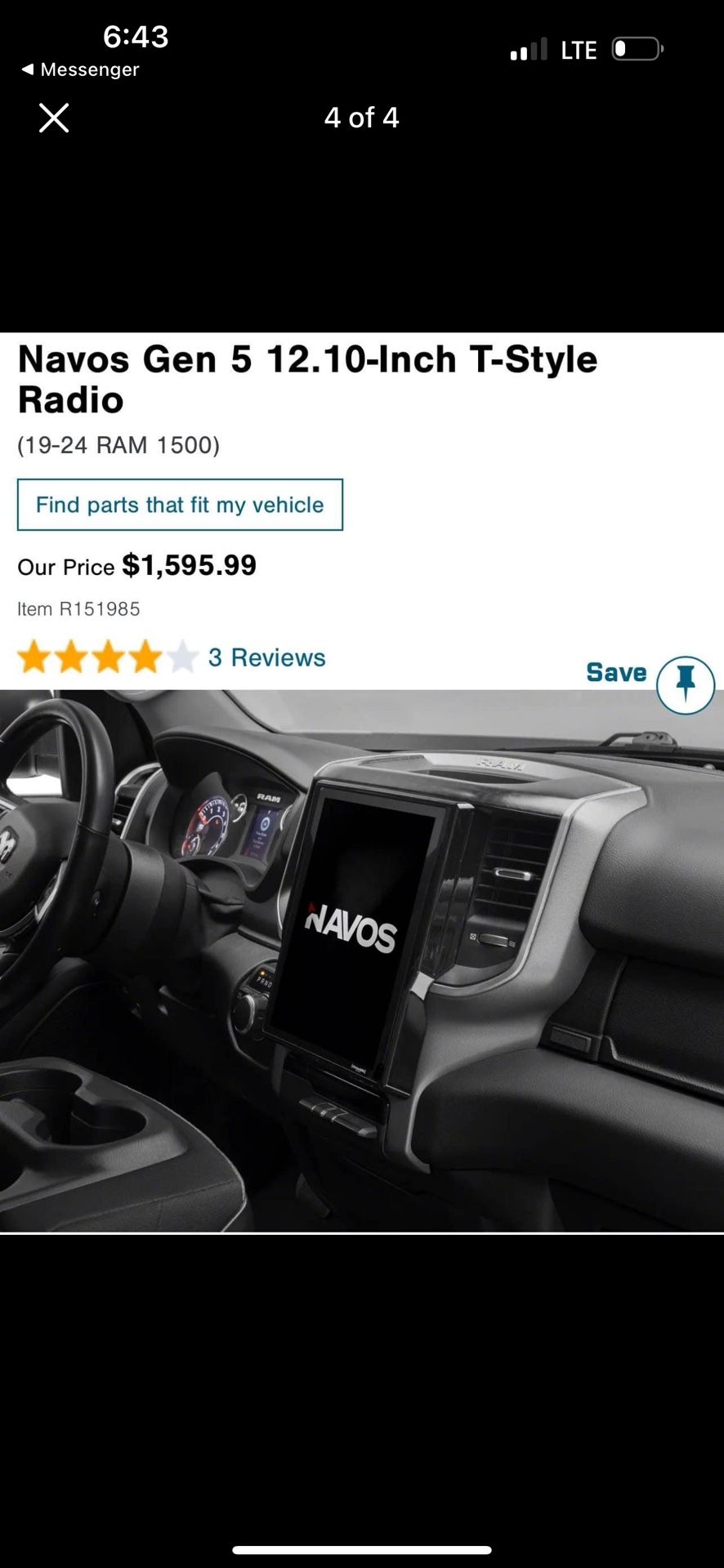 2019-2022 Ram 12.1 Inch Radio For Sale🔥🔥🔥