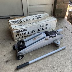 Sears Car Trolley Jack 2 - 1/4 Ton 