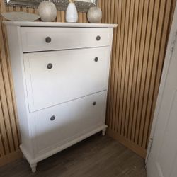 Off White Classic Shoe Cabinet