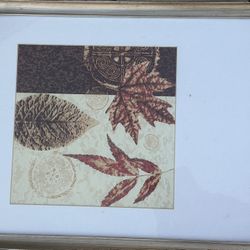 Autumn Leaves Framed Photo Wall Decor