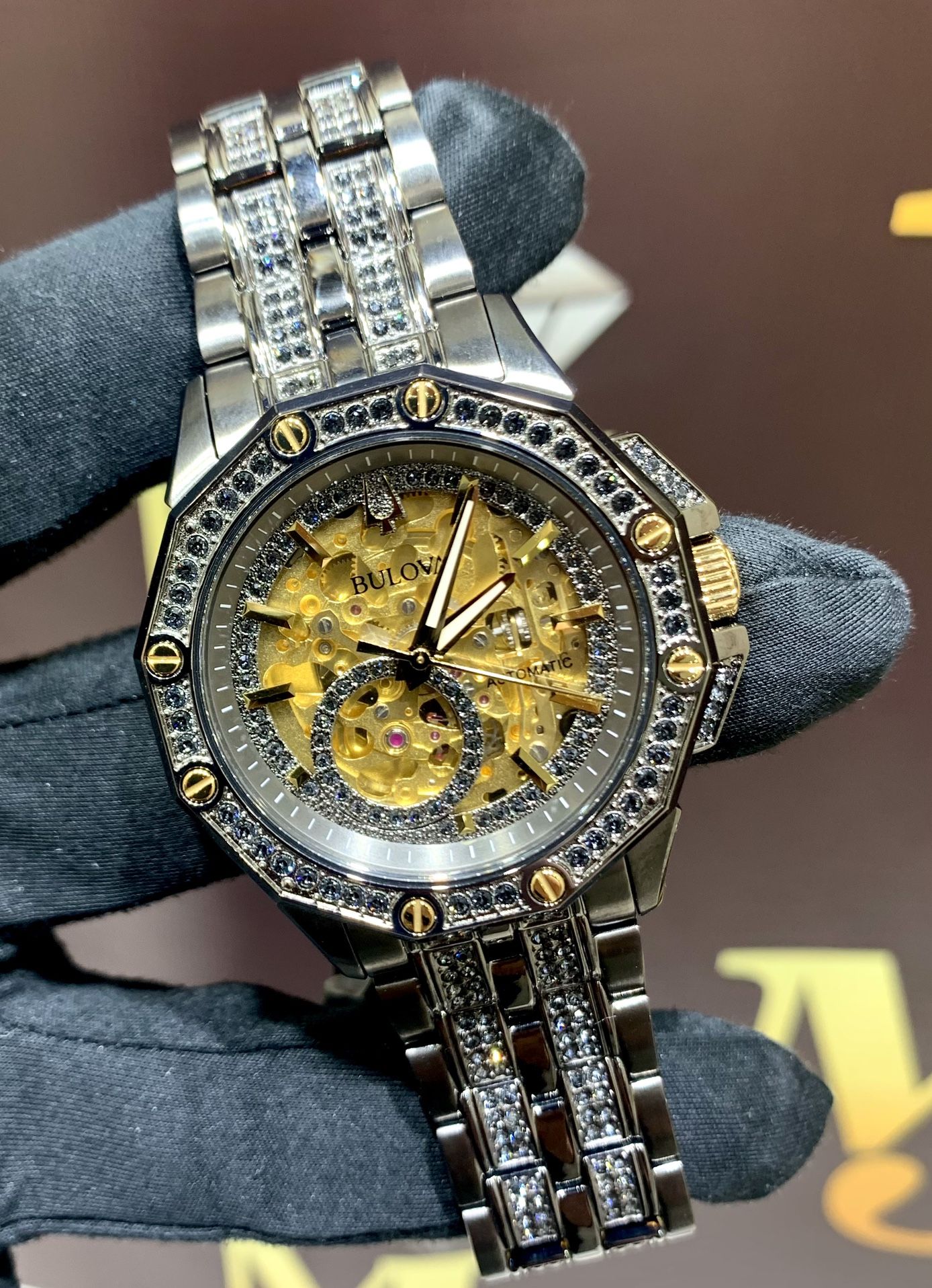 Bulova “Octava” Crystal Watch 98A293