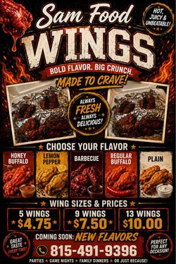 Sam Food Wings