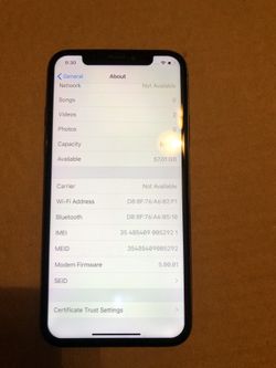 iPhone X 64 GB Unlocked