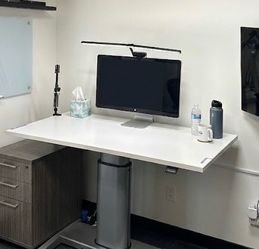 Single-Column (Pedestal) Electric Standing Desk