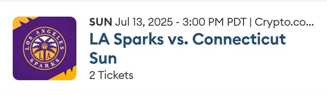 LA SPARKS TICKETS