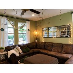 genuine leather sofa