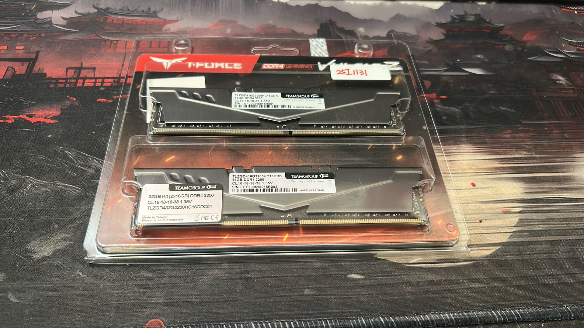 T Force 32 Gb Kit (2X 16 Gb) DDR4 3200