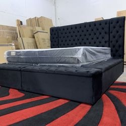 $1199 Brand New King Bed Frame With Mattress (Read Description Below)