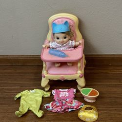 Disney Highchair with Baby Doll
