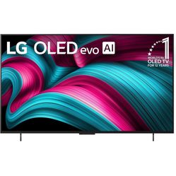 LG 42-Inch Class OLED evo AI 4K C5 Series Smart TV w/Dolby Atmos, Dolby Vision, HDR10, AI Super Upscaling 4K, Filmmaker Mode, Wow Orchestra, Alexa Bui