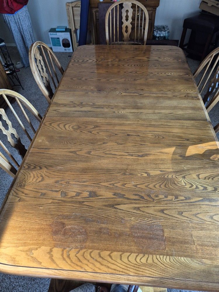 Kincaid Solid Oak Dining Room Set