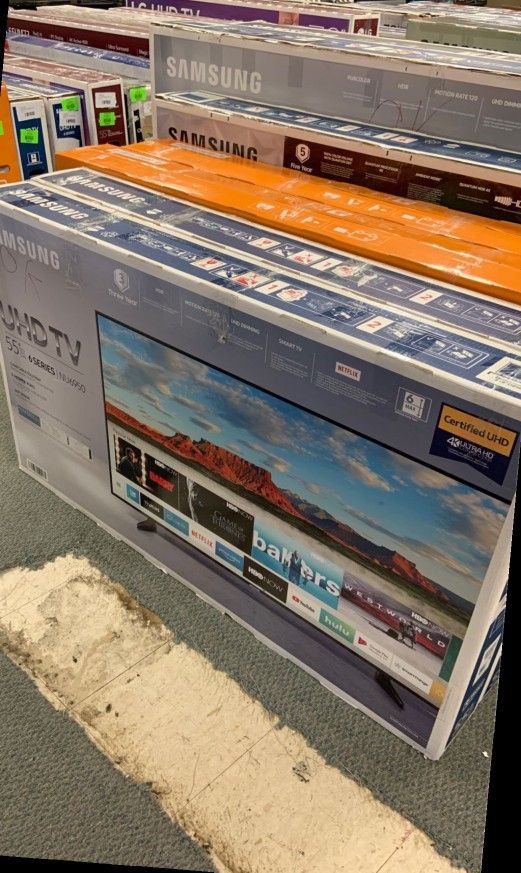 NEW SAMSUNG 55 INCH TV  Liquidation sale today l TD5O