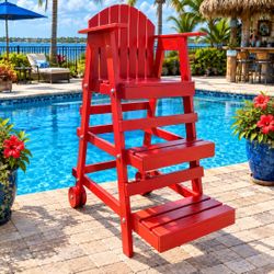 Poolside Lifeguard Chair