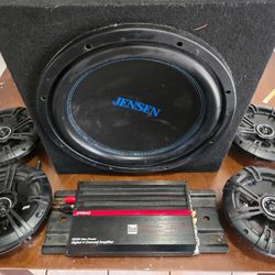 12" Subwoofer / 1000W Amp / 6.5" Tweeters