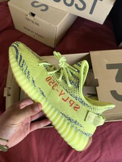 adidas Yeezy Boost 350 V2 Semi Frozen Yellow Size 11