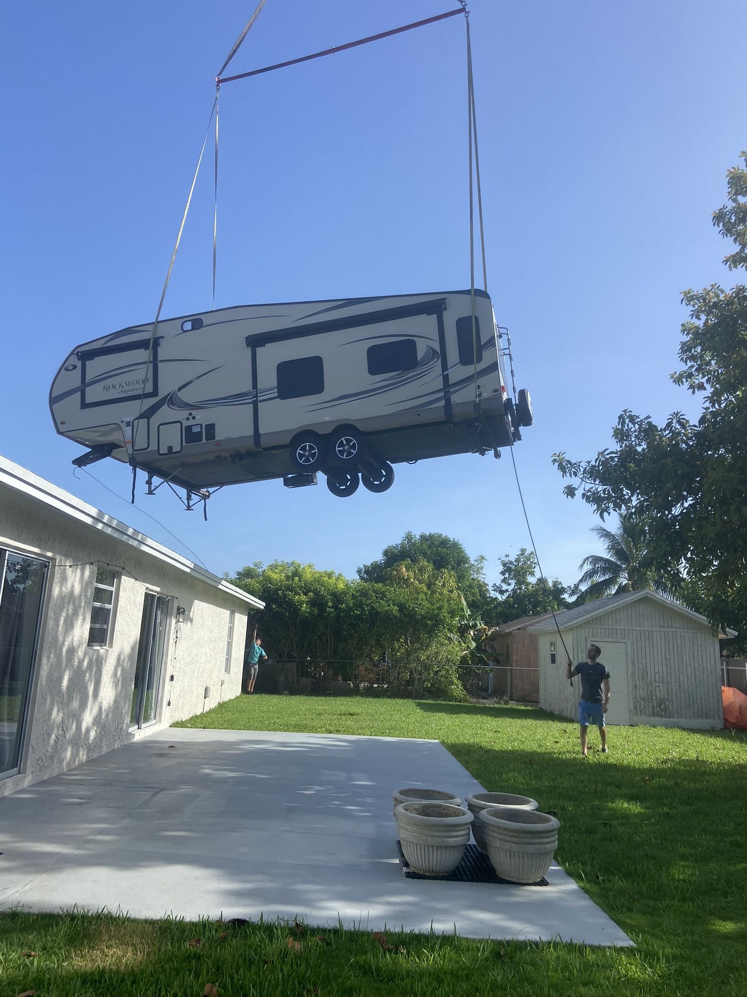 Rv Trailer,Casita De Patio Sheds Relocate Crane Sale