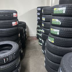 225/75R15 BRAND NEW SET OF TIRES WITH MOUNTING & BALANCING SALE PRICE