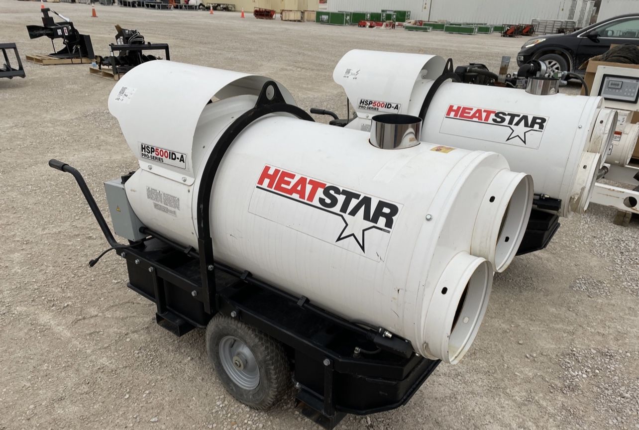 2/Heatstar PRO-SERIES 500000 BTU Indirect Fired Diesel/Kerosene/Jet Fuel Construction Heater 3,500 Each