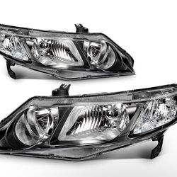 Honda Civic Sedan 2006-2011 Headlight Pair New