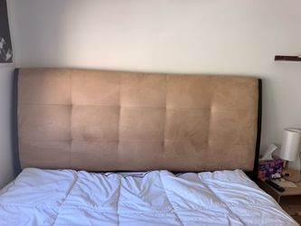 Upholstered Queen Bed frame and Box spring