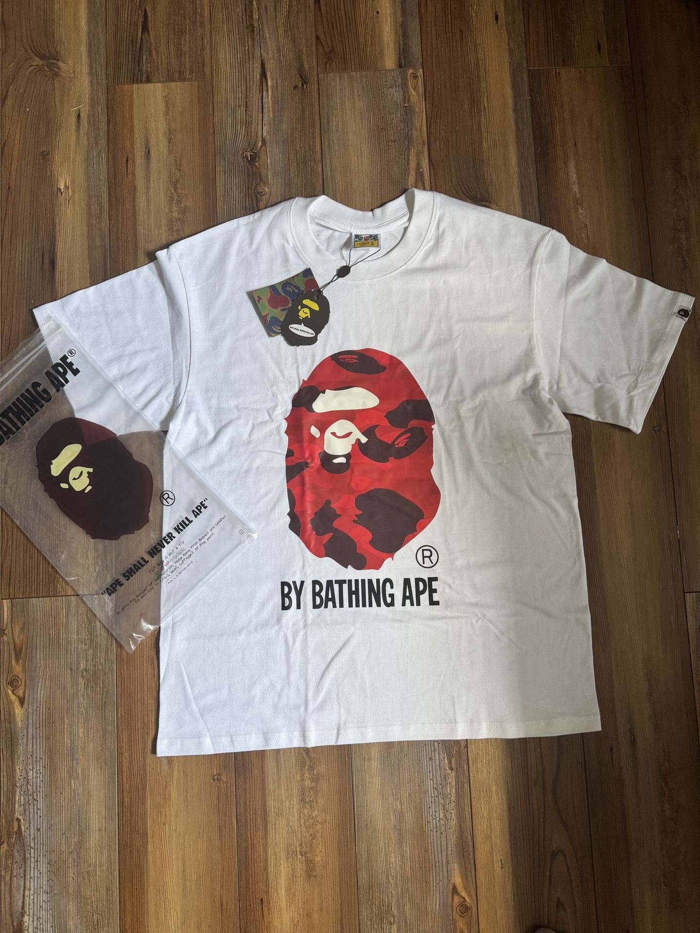 Bape Color Camo T-shirt Size Large
