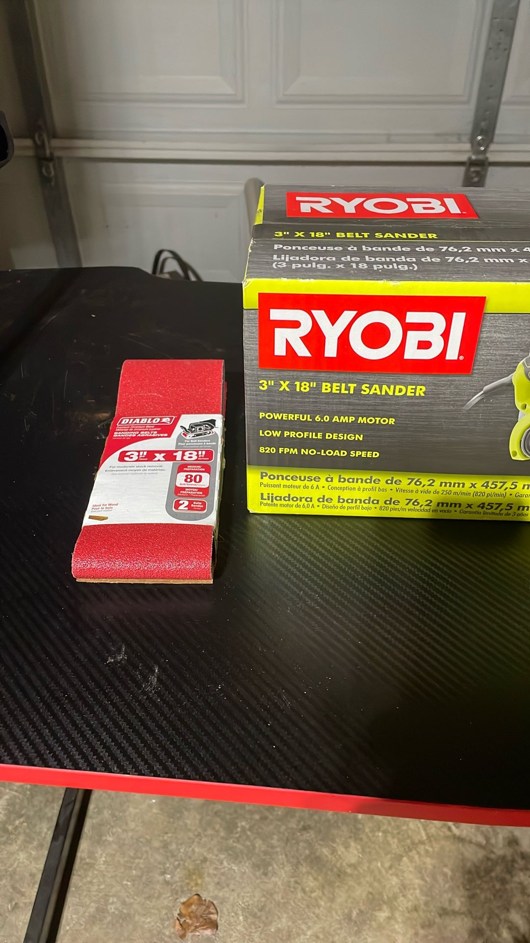 Ryobi 3” 18” Belt Sander