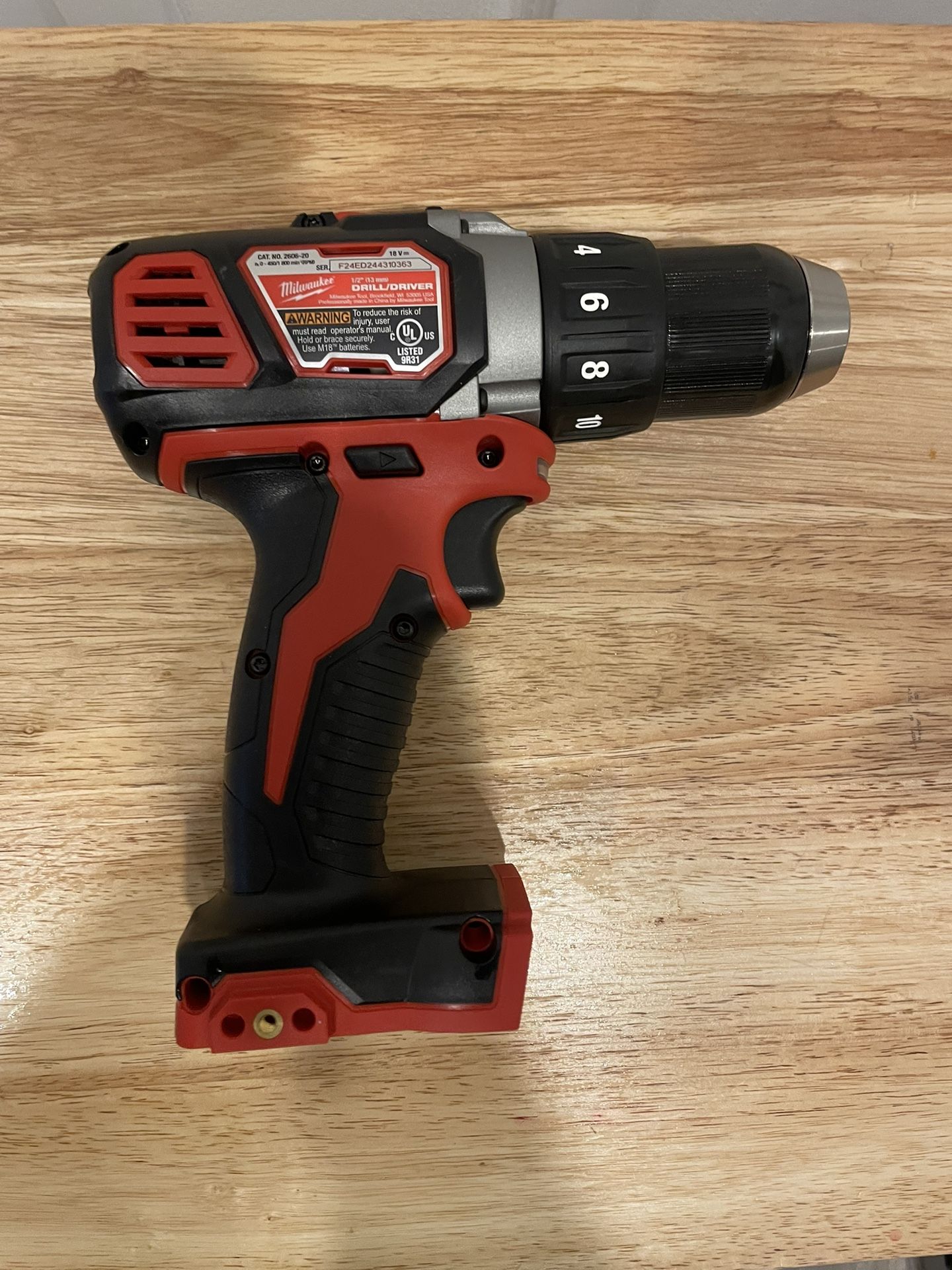 New Milwaukee Drill M18 (Tool Only Solo Herramienta) $49 Firm-Firme