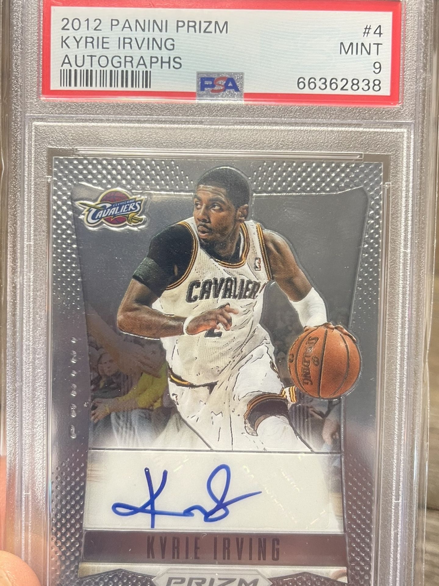 Kyrie Irving Prizm RC Auto PSA 9