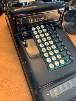 Vintage Burroughs Adding Machine
